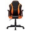 Кресло компьютерное BRABIX "Shark GM-203", экокожа, черное/оранжевое, 532513 - фото 2684623