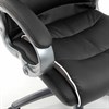 Кресло офисное BRABIX PREMIUM "Strong HD-009", НАГРУЗКА до 200 кг, экокожа черная, ткань серая, 531945 - фото 2684702