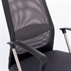 Кресло офисное BRABIX "Flight R EX-541", хром, ткань TW, сетка, черное/серое, 532518 - фото 2684746