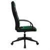 Кресло компьютерное BRABIX "Alpha GM-018", ткань/экокожа, черное/зеленое, 532639, GM-018_532639 - фото 2684787