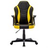 Кресло компьютерное BRABIX "Shark GM-203", экокожа, черное/желтое, 532514 - фото 2684809