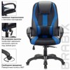 Кресло компьютерное BRABIX PREMIUM "Rapid GM-102", экокожа/ткань, черное/синее, 532106 - фото 2684903