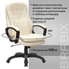 Кресло офисное BRABIX PREMIUM "Omega EX-589", экокожа, бежевое, 532095 - фото 2684954