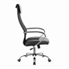 Кресло офисное BRABIX PREMIUM "Stalker EX-608 CH", хром, ткань-сетка/кожзам, черное, 532091 - фото 2684969