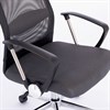 Кресло офисное BRABIX "Flight R EX-541", хром, ткань TW, сетка, черное/серое, 532518 - фото 2685025