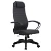 Кресло офисное МЕТТА "К-27" пластик, ткань, сиденье и спинка мягкие, серое - фото 2685182