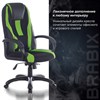 Кресло компьютерное BRABIX PREMIUM "Rapid GM-102", экокожа/ткань, черное/зеленое, 532419, GM-102_532419 - фото 2685264