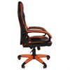 Кресло компьютерное BRABIX "Accent GM-161", TW/экокожа, черное/оранжевое, 532577, 7083505 - фото 2685265