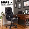 Кресло офисное BRABIX PREMIUM "Nord EX-590", черный пластик, экокожа, черное, 532097 - фото 2685281