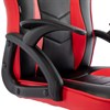 Кресло компьютерное BRABIX "Shark GM-203", экокожа, черное/красное, 532512 - фото 2685318