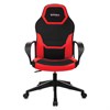 Кресло компьютерное BRABIX "Alpha GM-018", ткань/экокожа, черное/красное, 532637, GM-018_532637 - фото 2685339