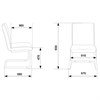 Кресло для приемных и переговорных CH-250-V, хром, экокожа, черное, 1098331 - фото 2685342