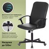 Кресло офисное BRABIX "Simple EX-521", компактная упаковка, экокожа, черное, 532103 - фото 2685345