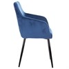 Кресло CH-380F, на ножках, ткань, темно-синее, 1611131 - фото 2685374