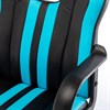 Кресло компьютерное BRABIX "Stripe GM-202", экокожа, черное/голубое, 532509 - фото 2685431