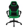 Кресло компьютерное BRABIX "Alpha GM-018", ткань/экокожа, черное/зеленое, 532639, GM-018_532639 - фото 2685469