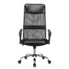 Кресло офисное CH-600SL, хром, ткань-сетка/кожзам, черное, 1380230 - фото 2685472