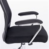 Кресло офисное BRABIX "Flight EX-540", хром, ткань TW, сетка, черное, 532515 - фото 2685562