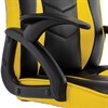 Кресло компьютерное BRABIX "Shark GM-203", экокожа, черное/желтое, 532514 - фото 2685587