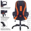 Кресло компьютерное BRABIX PREMIUM "Rapid GM-102", экокожа/ткань, черно/оранжевое, 532420, GM-102_532420 - фото 2685619