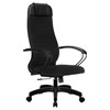 Кресло офисное МЕТТА "К-27" пластик, ткань, сиденье и спинка мягкие, черное - фото 2685731