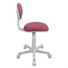 Кресло детское CH-W201NX, без подлокотников, пластик белый, розовое, 477005 - фото 2685747