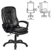 Кресло офисное BRABIX PREMIUM "Omega EX-589", экокожа, черное, 532094 - фото 2685768