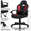 Кресло компьютерное BRABIX "Spark GM-201", экокожа, черное/красное, 532503 - фото 2685878