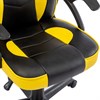 Кресло компьютерное BRABIX "Shark GM-203", экокожа, черное/желтое, 532514 - фото 2685896