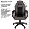 Кресло компьютерное BRABIX "Tanto GM-171", TW/экокожа, черное/серое, 532574, 7083502 - фото 2685941