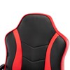 Кресло компьютерное BRABIX "Shark GM-203", экокожа, черное/красное, 532512 - фото 2686015