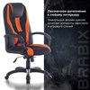 Кресло компьютерное BRABIX PREMIUM "Rapid GM-102", экокожа/ткань, черно/оранжевое, 532420, GM-102_532420 - фото 2686050