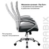 Кресло офисное BRABIX "Style EX-528", экокожа, хром, черное, 531947 - фото 2686165