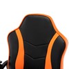 Кресло компьютерное BRABIX "Shark GM-203", экокожа, черное/оранжевое, 532513 - фото 2686171