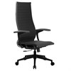 Кресло офисное МЕТТА "К-8.1-Т" пластик, экокожа перфорированная, сиденье регулируемое, черное - фото 2686181