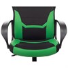 Кресло компьютерное BRABIX "Alpha GM-018", ткань/экокожа, черное/зеленое, 532639, GM-018_532639 - фото 2686187