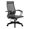 Кресло офисное МЕТТА "К-9" пластик, прочная сетка, сиденье и спинка регулируемые, черное - фото 2686194