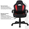 Кресло компьютерное BRABIX "Spark GM-201", экокожа, черное/красное, 532503 - фото 2686213