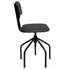 Стул кресло кассира, ресепшен РС66, на винте, без подлокотников, кожзам, черное - фото 2686215