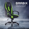Кресло компьютерное BRABIX PREMIUM "Rapid GM-102", экокожа/ткань, черное/зеленое, 532419, GM-102_532419 - фото 2686278
