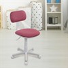 Кресло детское CH-W201NX, без подлокотников, пластик белый, розовое, 477005 - фото 2686330