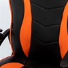 Кресло компьютерное BRABIX "Shark GM-203", экокожа, черное/оранжевое, 532513 - фото 2686484
