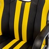 Кресло компьютерное BRABIX "Stripe GM-202", экокожа, черное/желтое, 532510 - фото 2686617