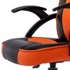Кресло компьютерное BRABIX "Shark GM-203", экокожа, черное/оранжевое, 532513 - фото 2686635
