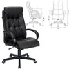 Кресло офисное CH-824, экокожа, черное, 1079045 - фото 2686663