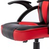 Кресло компьютерное BRABIX "Shark GM-203", экокожа, черное/красное, 532512 - фото 2686709