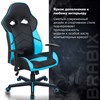 Кресло компьютерное BRABIX "Storm GM-006", регулируемые подлокотники, экокожа, черное/голубое, 532501 - фото 2686763