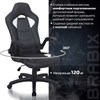 Кресло компьютерное BRABIX "Skill GM-005", откидные подлокотники, экокожа, черное/белое, 532493 - фото 2686899
