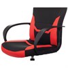 Кресло компьютерное BRABIX "Alpha GM-018", ткань/экокожа, черное/красное, 532637, GM-018_532637 - фото 2686925