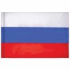 Флаг России 90х135 см без герба, ПРОЧНЫЙ с влагозащитной пропиткой, полиэфирный шелк, STAFF, 550225 - фото 2686949